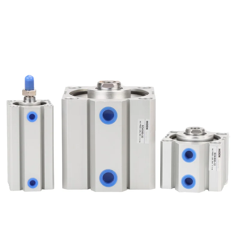 Пневматический цилиндр с пружинным возвратом серии SSA, пневматический одноэкшн-цилиндр Airtac