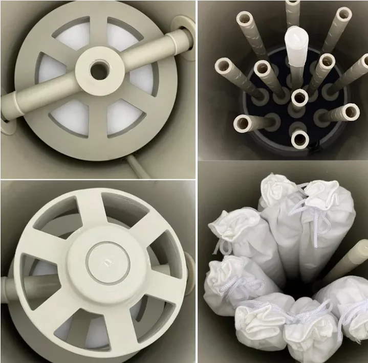 Environmental Titanium filter with PVDF chemical filter housing for zinc/bronze/nickel/copper/silver/gold plating line