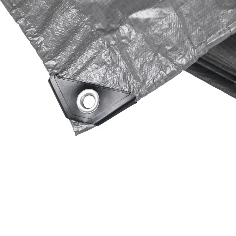 Portable Tarpaulin Covers Red/Silver Waterproof Roofing Cover 220Gsm Pe Tarpaulin
