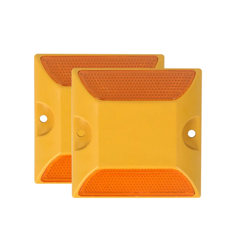 ALLTOP НОВЫЙ Температурный контролируемый дорожный безопасный алюминиевый светодиодный дорожный маркер на солнечных батареях, дорожный светильник «кошачий глаз»