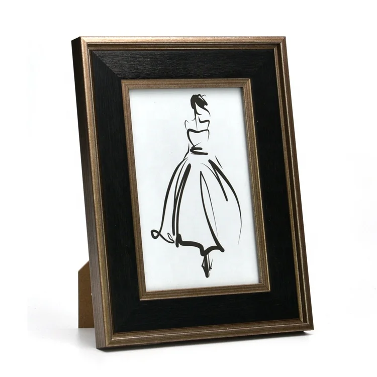 Nordic Modern Black Memorial Studio Decor Picture Photo Frame