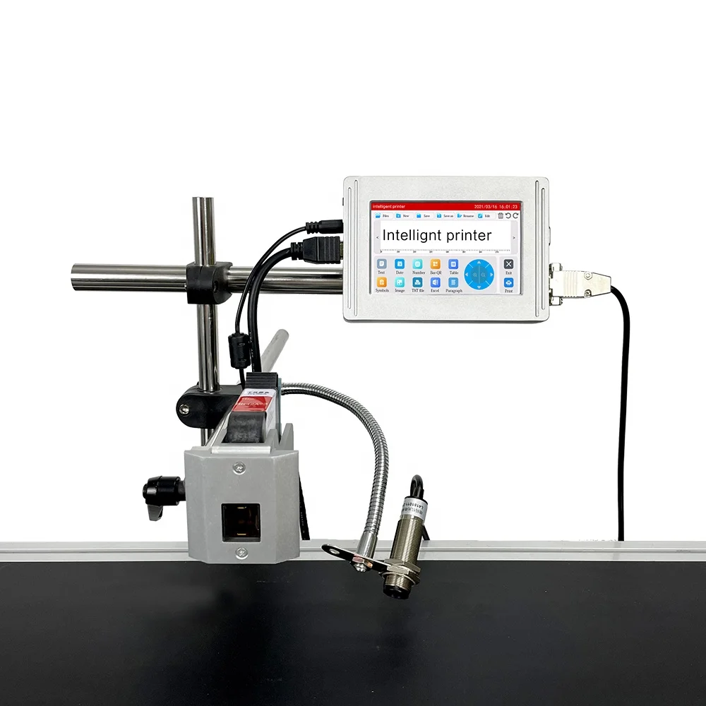 Industrial continuous inkjet thermal TIJ online printer inkjet code machine