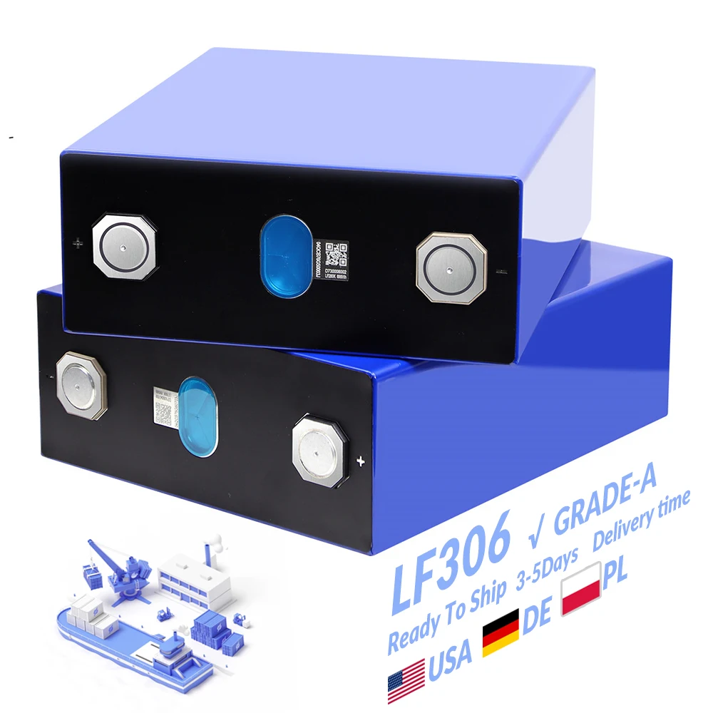 3.2V EVE MB30 306Ah lifepo4 Battery 979WH lithium lifepo4 battery Grade A for Diy 10kwh solar battery12V 24V 48V 51.2V