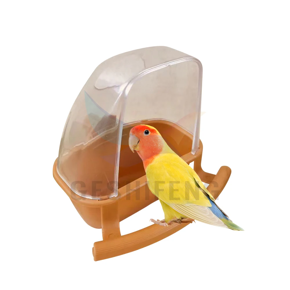 GESHIFENG New Style Bird Cage Feeder Parrot Birds Water Hanging Bowl Parakeet Feeder