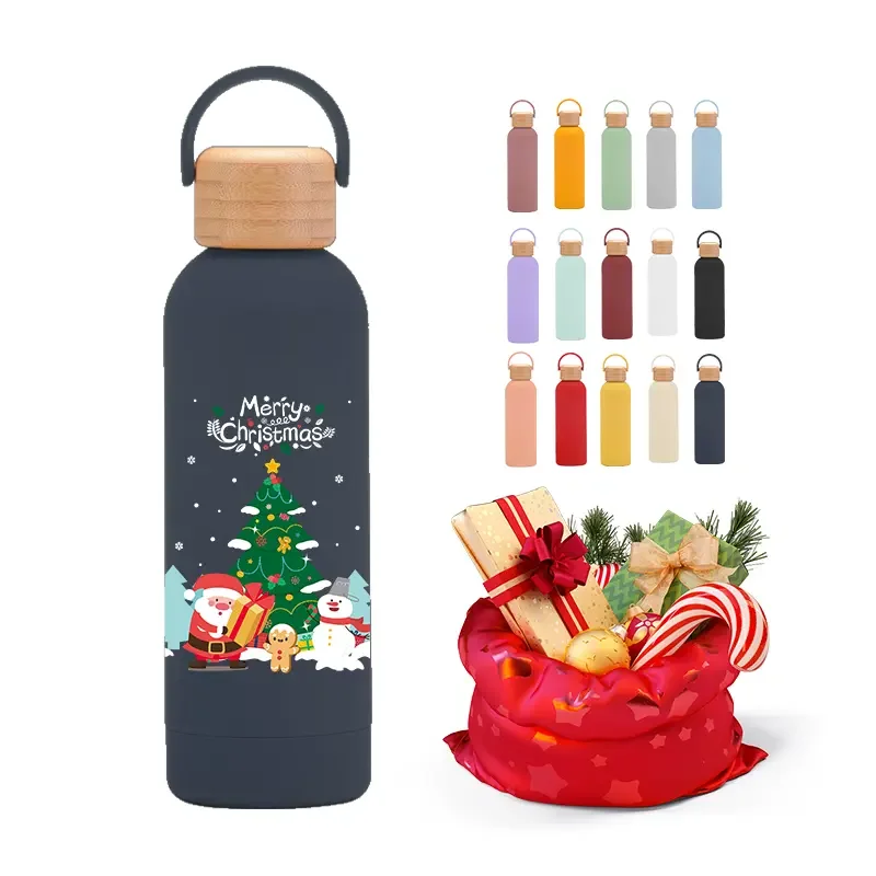 Vacuum Freezing Bottles Insulated Free Sip Gym Water Small Mouth Bottle for 2023 Christmas Day and Halloween Day