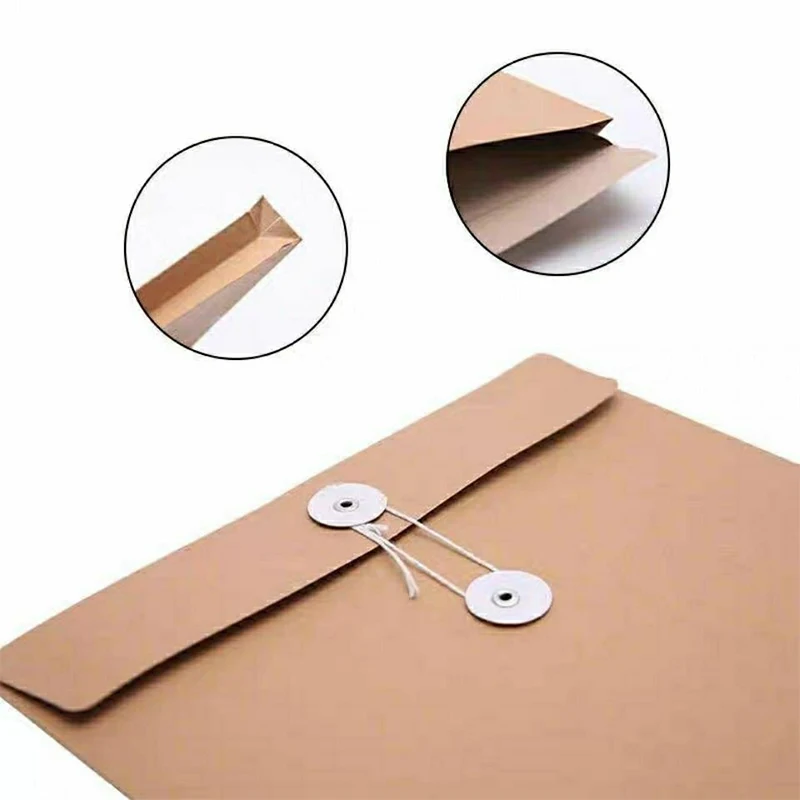 Custom recycled kraft printed expand cardboard paper package shipping envelope Rigid Mailer With Self Seal