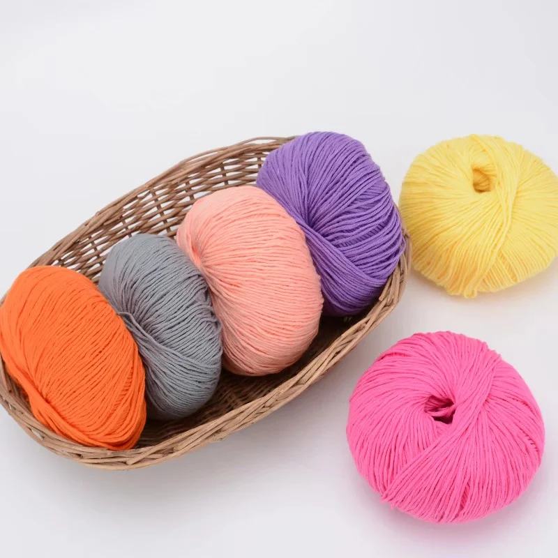 
2021 new style 100% cotton yarn for weaving and hand knitting 
