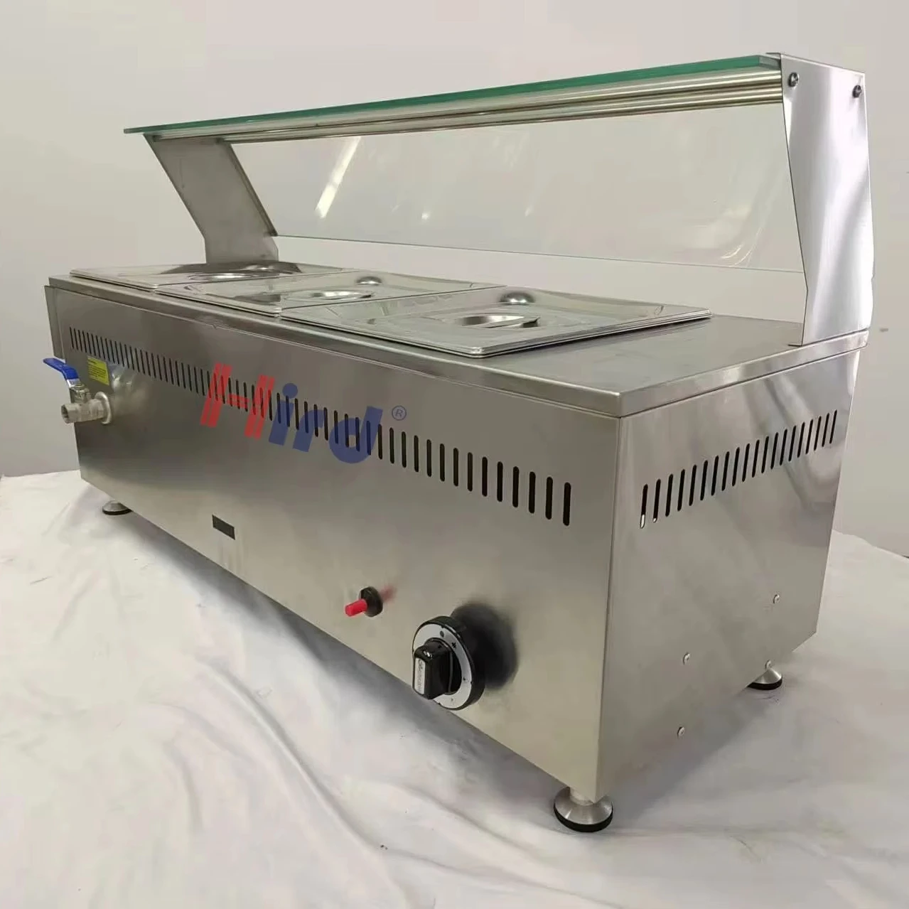 Коммерческая машина для подогрева пищевых продуктов из нержавеющей