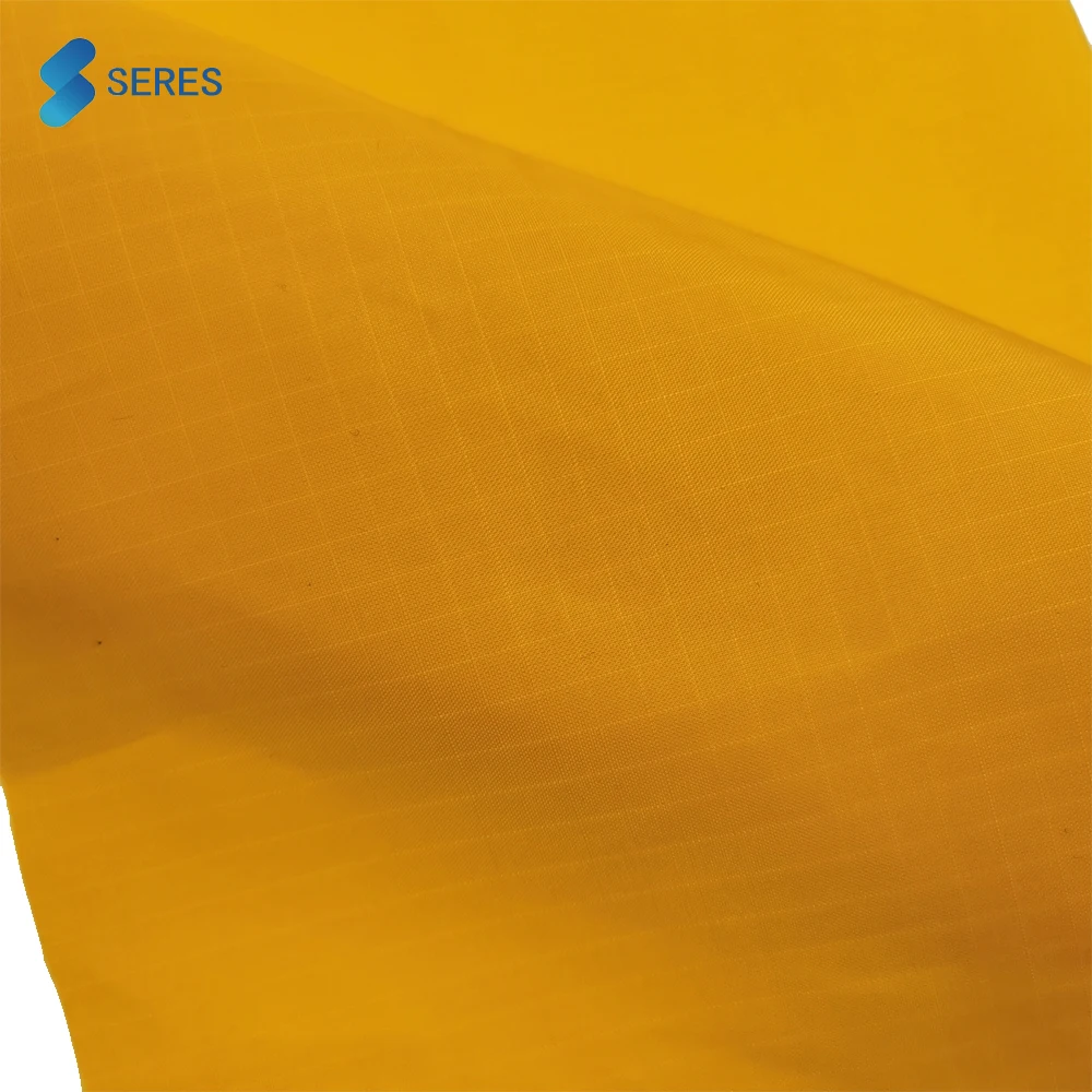 Водонепроницаемая нейлоновая 210T ripstop из тафты с полиуретановым покрытием для дождевиков, одежда для одежды, лыжная одежда