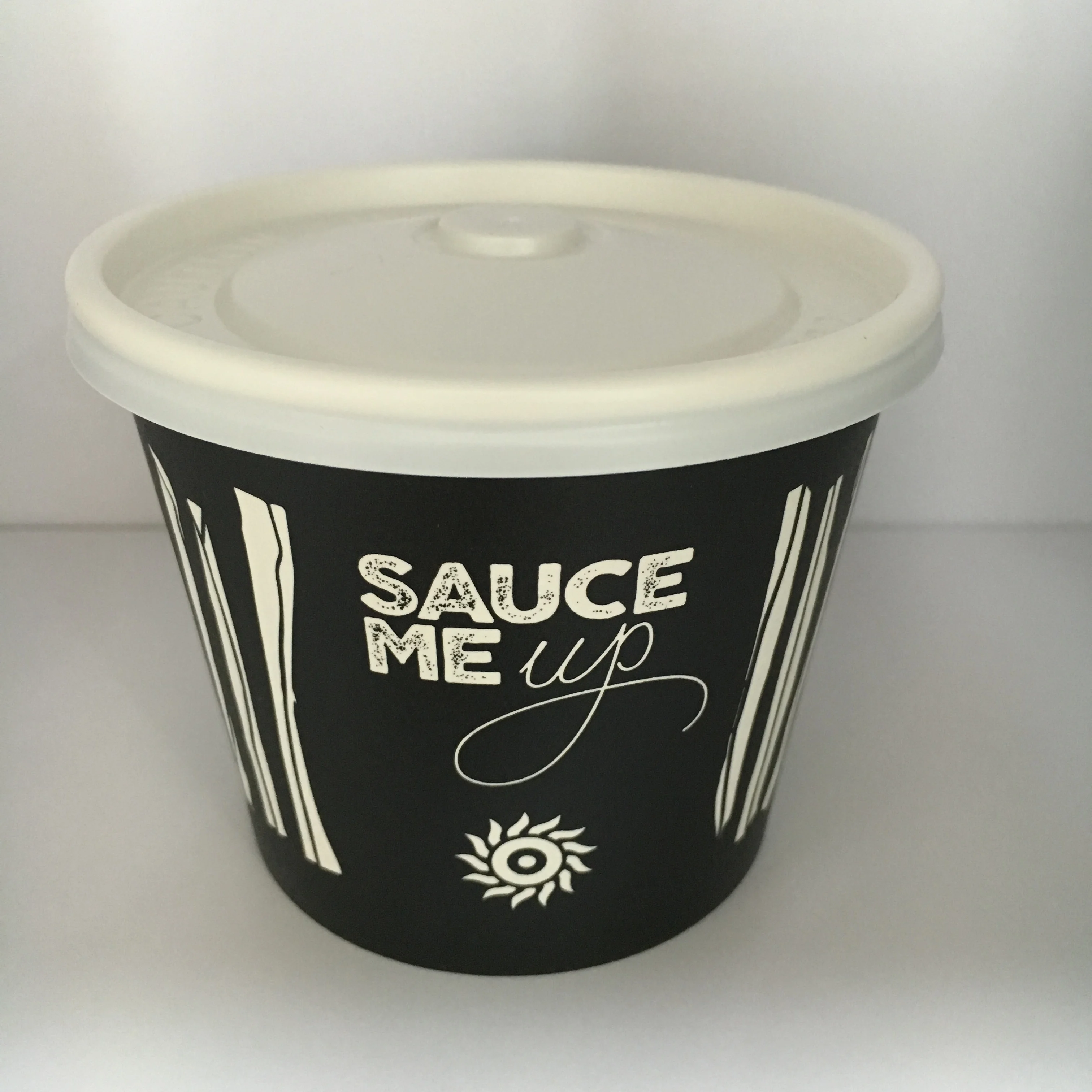 Food Grade Higher Quality Take Away Bowl and White Paper & Pp Lid Custom Dimension Packing Food Single Wall Fast Food ,salad