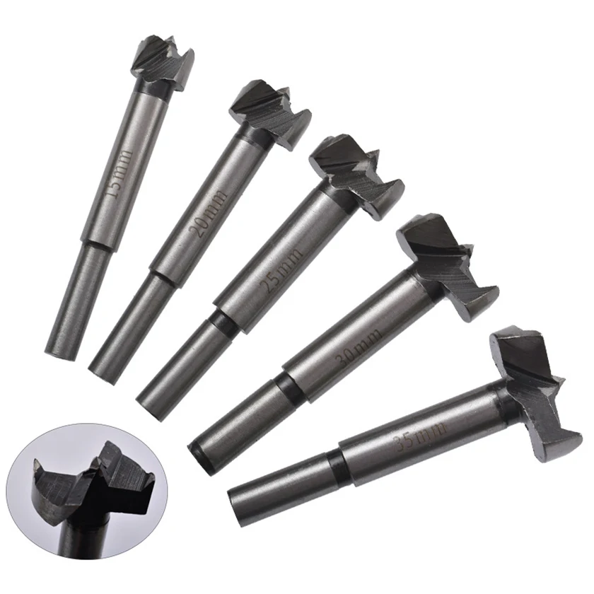 In stock Hole Saw Cutter Wood Hole Drilling Tools Woodworking Hole Opener Forstner Drill Bit
