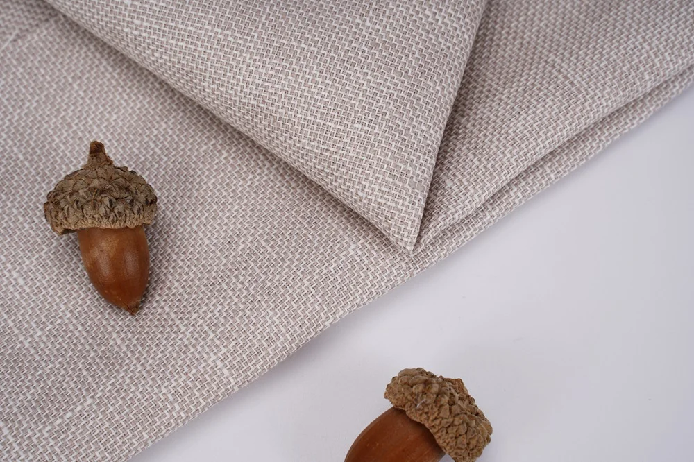 #D11001 High quality plain pure linen rugged linen tablecloth stocks 100%linen for clothing