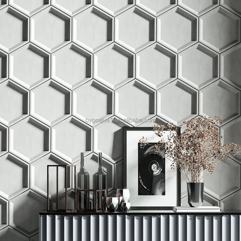 Manufacturer Direct Sale Luxury Modern Concrete Three-Dimensional Wall Tiles Custom Hotel Bar Decor for Home Art Wholesale