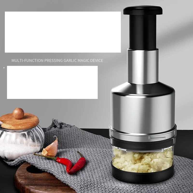 Multifunction Hand Press Food Cutter Garlic Onion Nuts Grinder Mincer Kitchen Accessories Manual Fruit Vegetable Chopper