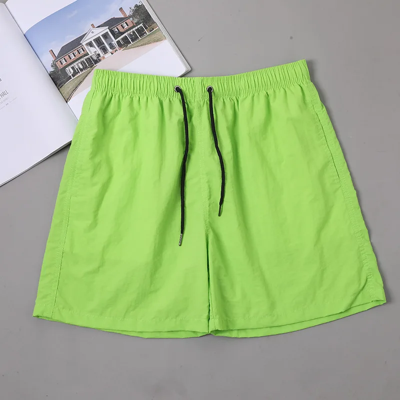 Custom Polyester Beach Shorts Men Surfing Board Short Swimwear Swimsuit Two Eyelets with Back Pocket Swimming Shorts Swim Trunks