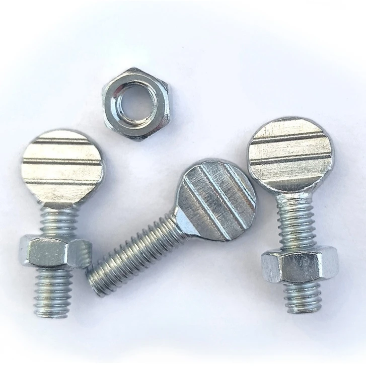 Regular Round Head Table Tennis Racket Screws Spade Head Wave Plate Thumb Racket Screw Regular Thumb Screws