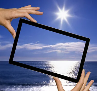 High smoothness aluminosilicate screen printing TV screen glass