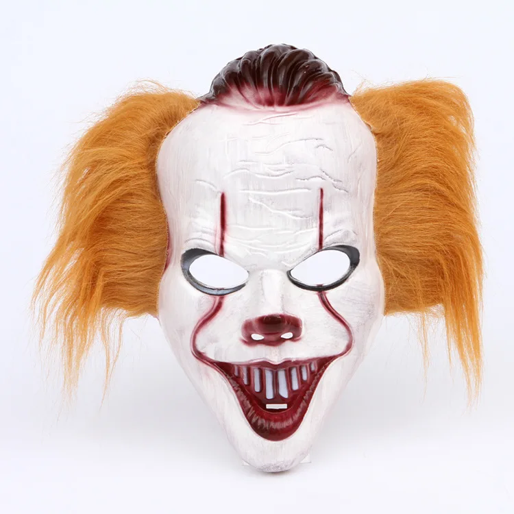 WH709 Halloween Mask Scary Clown Party Mask Masquerade Cosplay Halloween Horrible Clown Full Face Movie Scary Mask