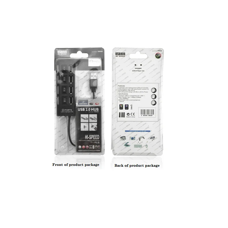 wholesale promotion gift custom logo simple 4 port usb 2.0 unibody aluminum portable data hub