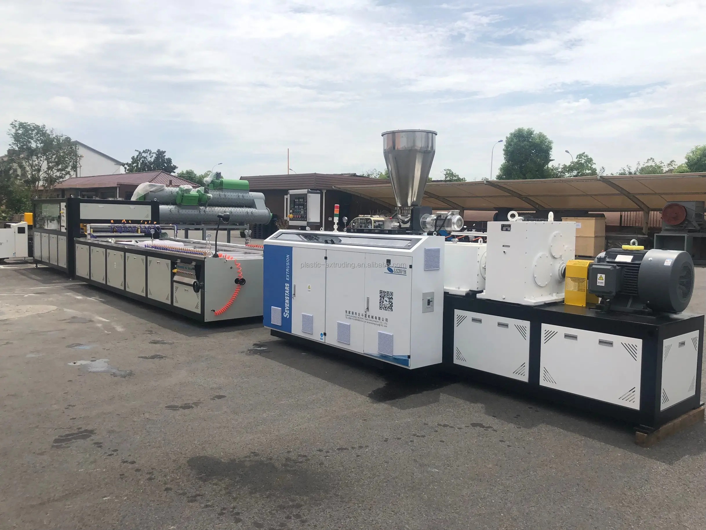 High quality PVC trucking profile production line