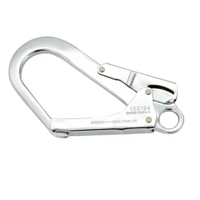 
Forged Alloy Steel Zinc Plated Mini Snap Hook Mountaineering 