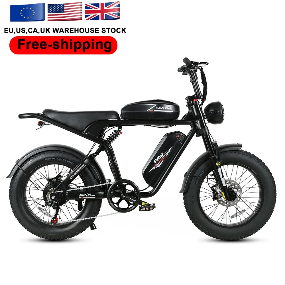 Free-shipping USA Stock SAMEBIKE M20-II 1200W High Speed Powerful Motor 32AH Electric Fat Tire Bike