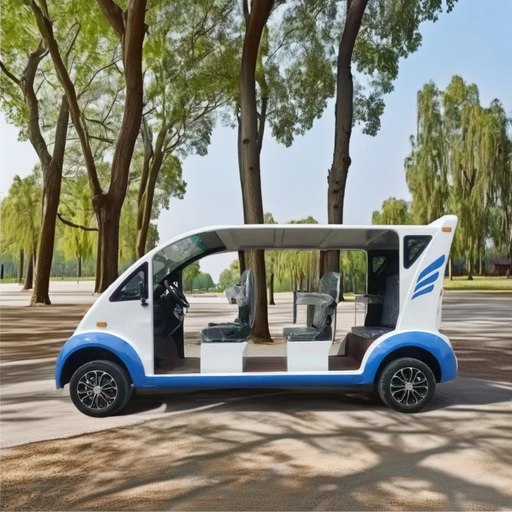 Factory Prices Classic Eco-Friendly 4-Wheeled 4-5-seater open electric patrol car