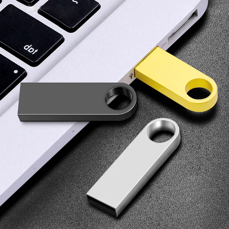 Metal USB Flash Drive 64 Gb Thumbdrive Flash Memory Stick 128 Gb Waterproof Pen Drive 16GB Usb Disk on Key 4GB 8GB Pendrive 32gb