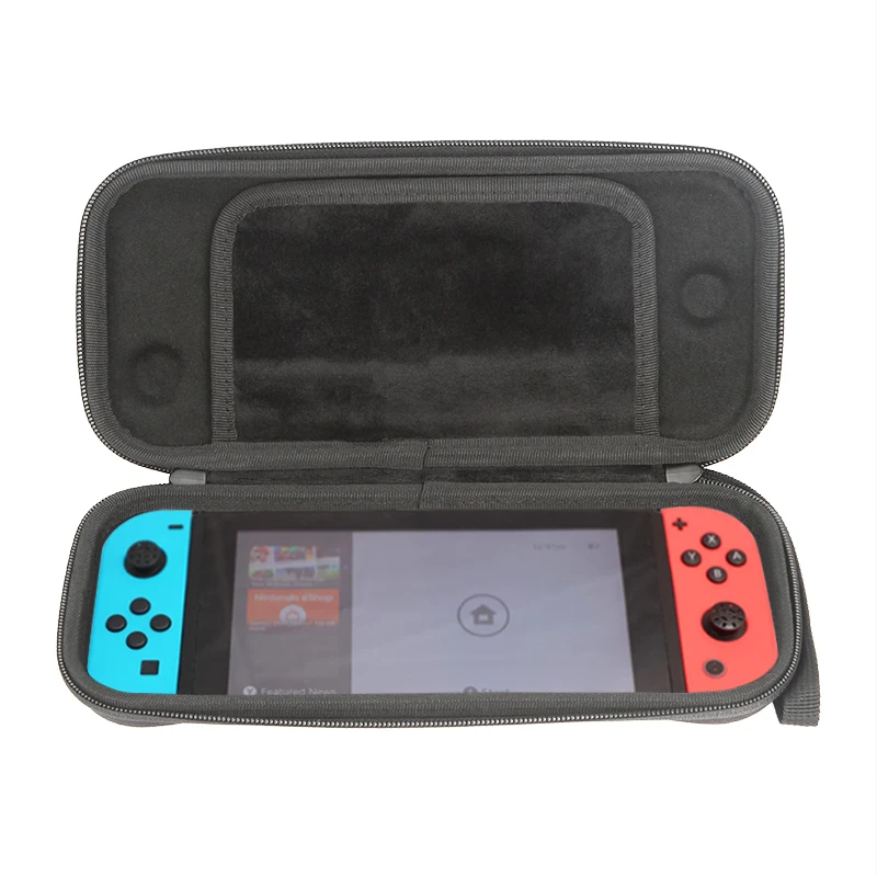 Portable Protective Hard Shell Travel Carrying Eva Case Pouch For Nintendo Switch Console & Accessories With 20 Game Cartridges