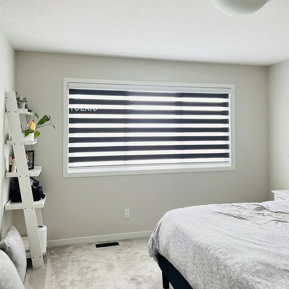 Factory Supply High Quality Roller Blinds Installation Manual Curtains Screen For Living Room Window Zebra Blinds