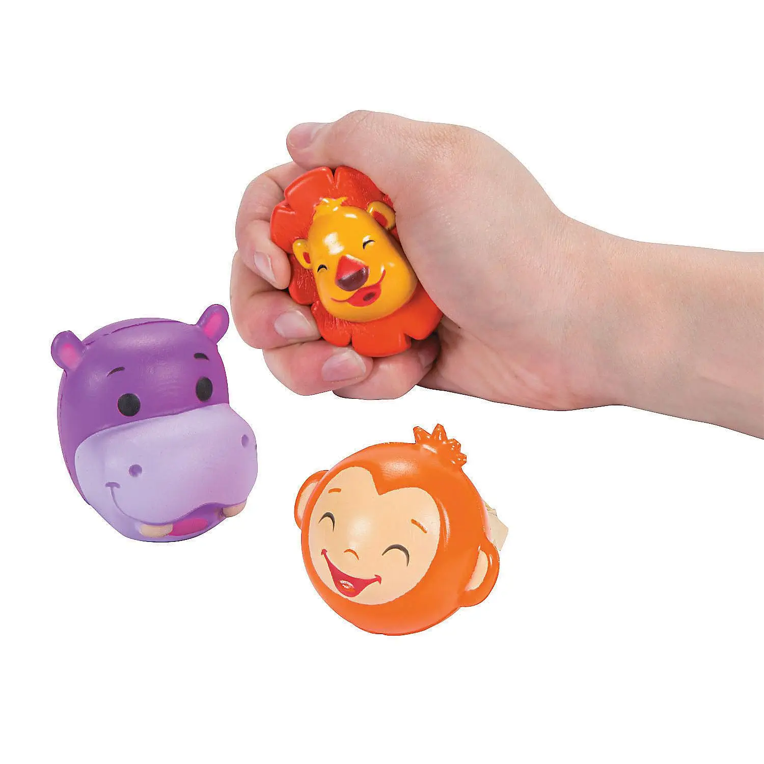 Factory wholesales promotion smile face kids adult ball shaped anti stress PU foam squishy squeeze reliever ball toy