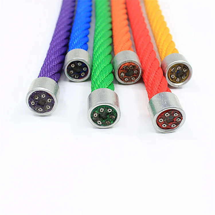 Пользовательские 16 мм игровая площадка комбинированный канат со стальной проволокой