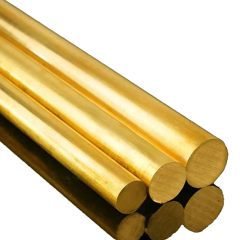 C11000 Copper bar / Copper Rod China supplier copper zinc filler brazing rod brass welding rods