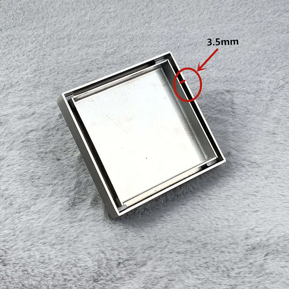 AoJie Top Sale 10*10 Cm Stainless Steel Floor Drain For Restaurant Stainless Steel Floor Drain Manufacturers
