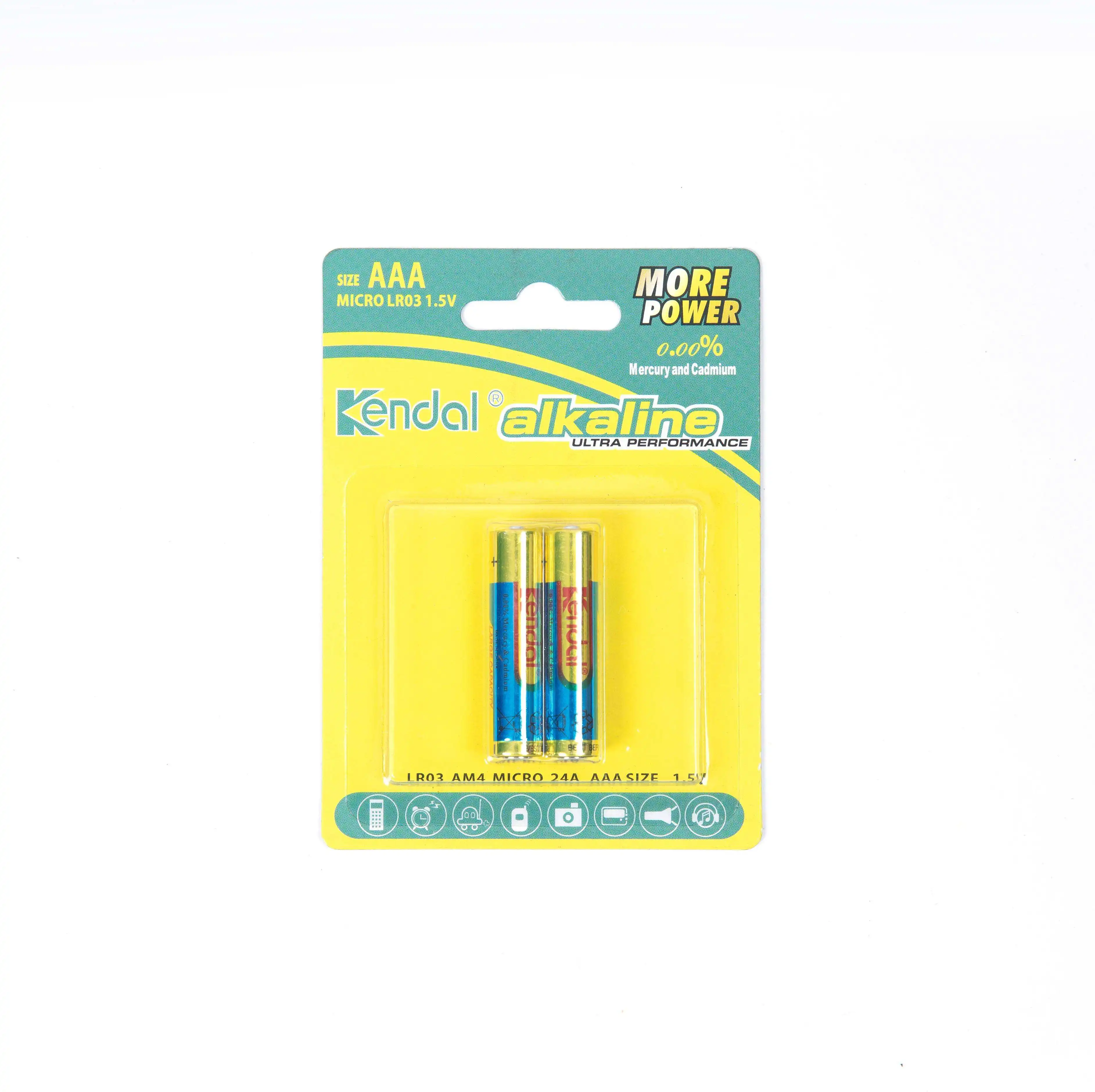 1.5V AAA LR03 Ultra Alkaline Battery Dry Cell Lr03 Am4 Aaa Am-4 Size Super Alkaline Battery Size 1.5 V Batteries Toys Kendal 1.5