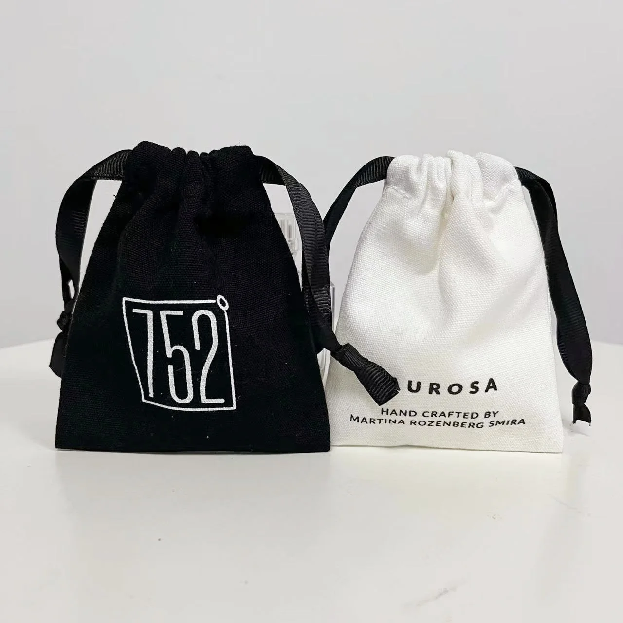 New arrival cheap Eco Muslin Cotton Gift jewellery Packaging Pouch Customized white organic cotton canvas Drawstring Bag