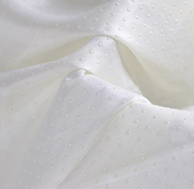 100%T 210D Oxford fabric dotted non-slip  Drip molding with PVC Drop plastic non-slip fabric pet nest mat mat anti-slip cloth