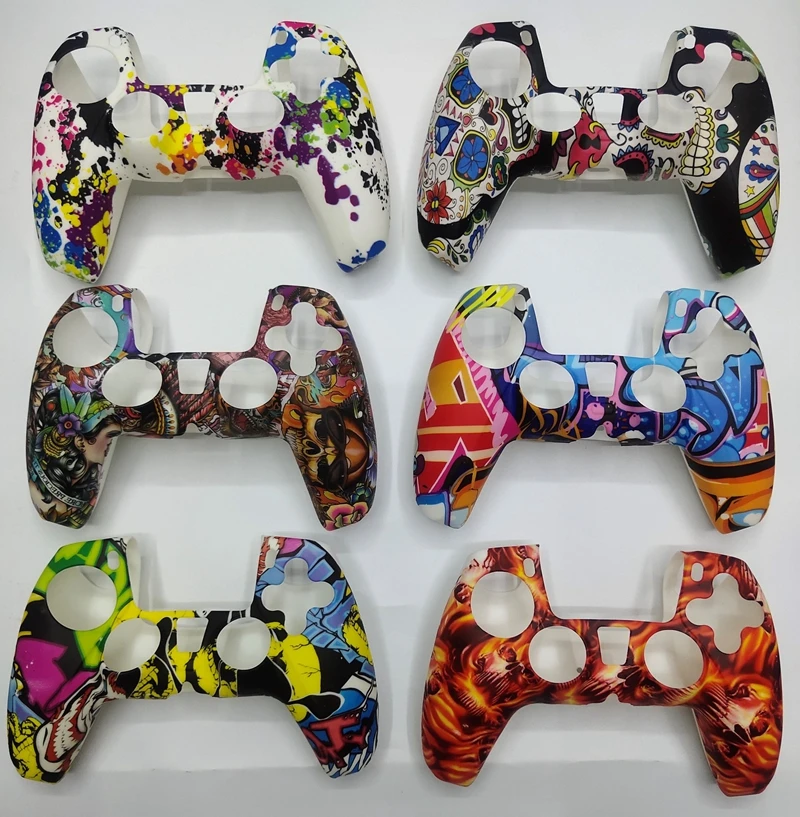 Hot Sell Camo Color Dualshock Controller Skin Game Controller Bag Case For Custom Playstation 5 Controller Skins