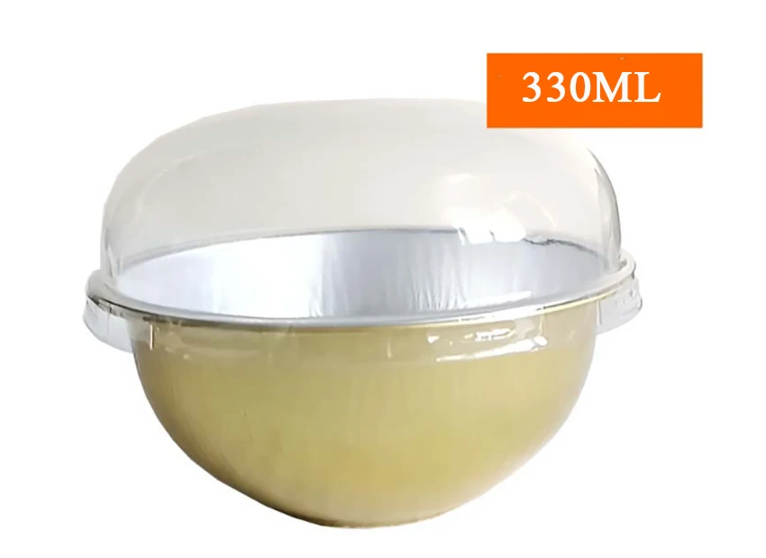 ALLWIN-RC115 disposable aluminum pudding cup colorful tin foil cake cup aluminum foil baking cup/bowl with lid