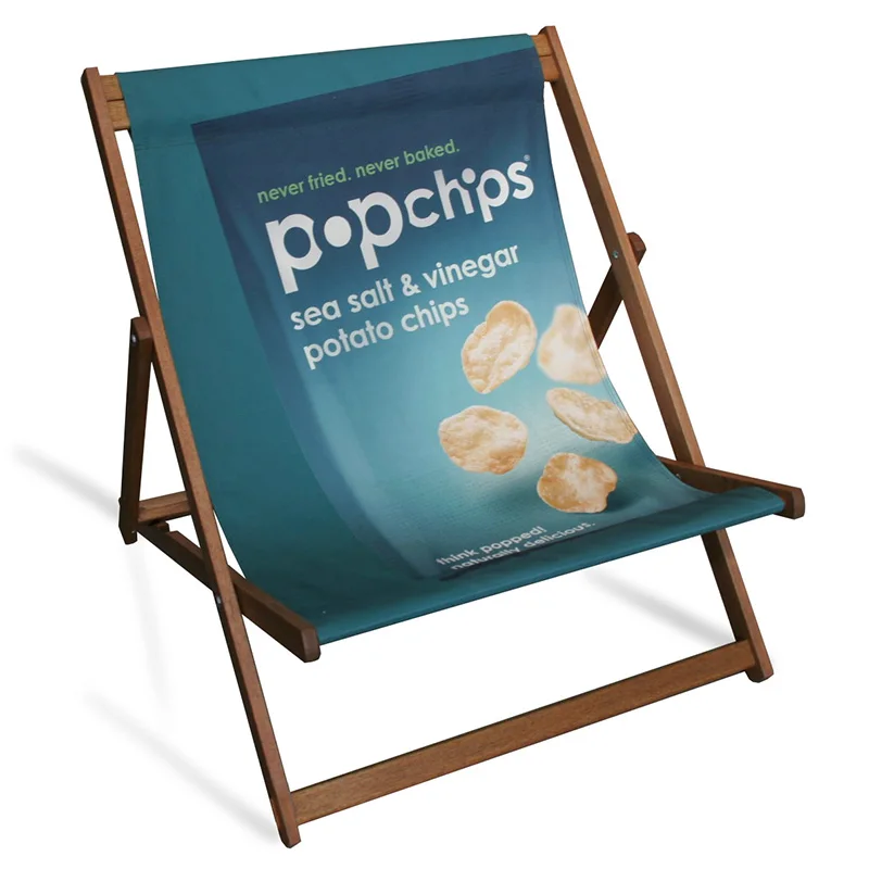 Manufacturer custom outdoor wooden folding XXL oversized giant large double deckchair