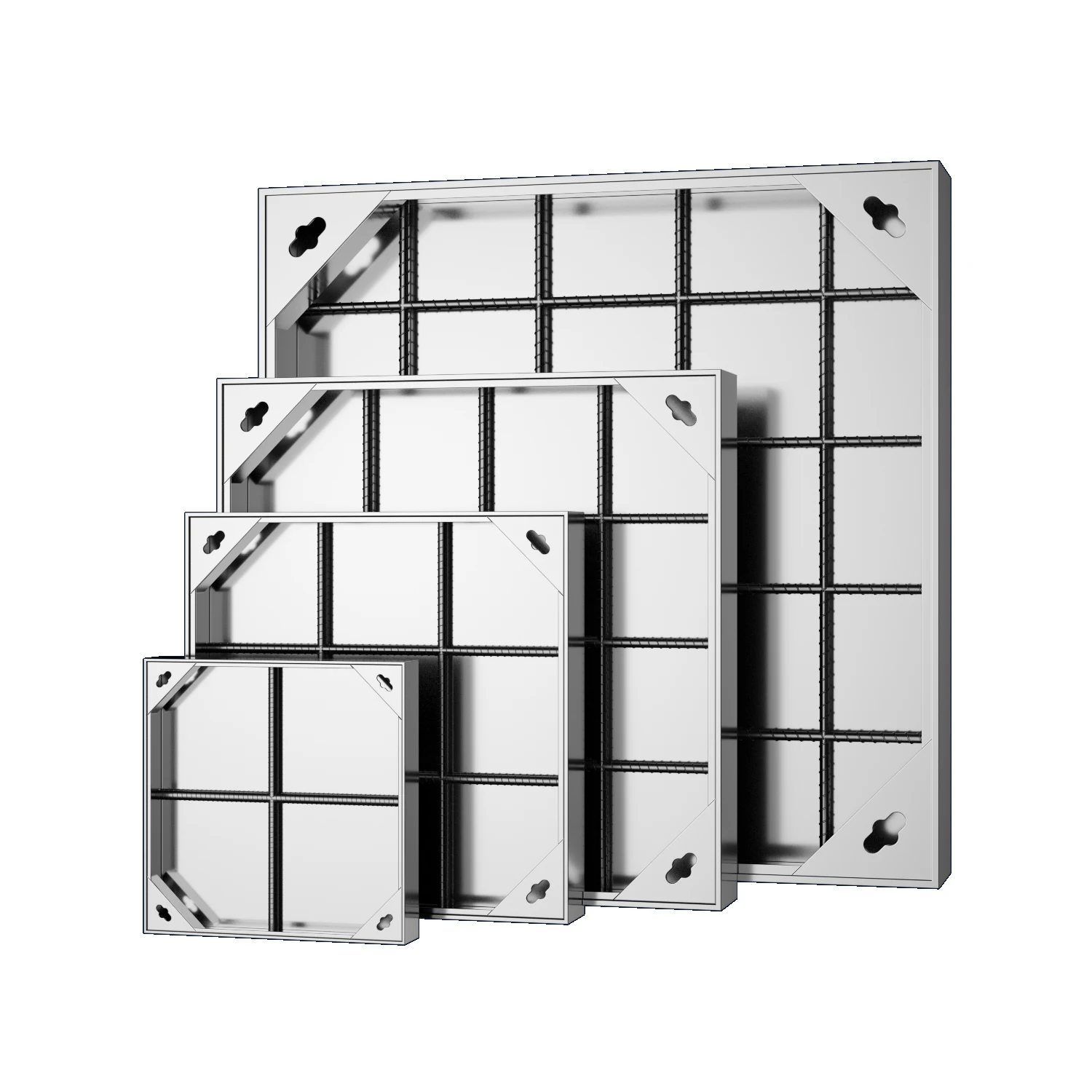 Custom 304 stainless steel manhole cover decorative manhole cover rainwater grate drainage ditch sewer cover