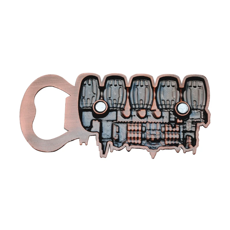 Antique Finished Metal Custom Prague Castle Souvenir Fridge Magnet for tourism Souvenir