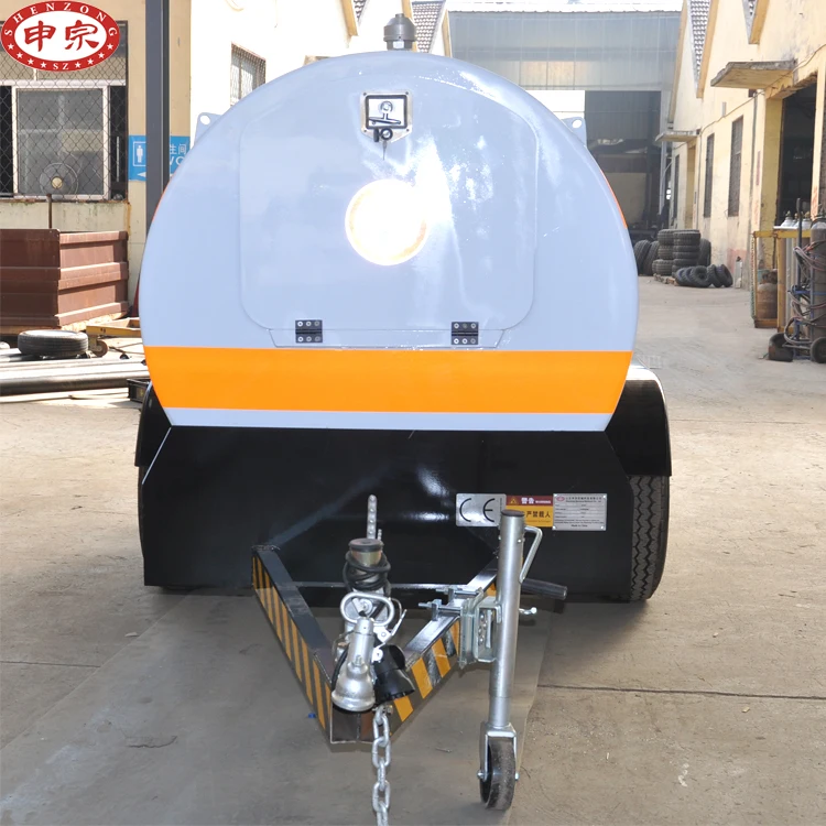 Factory wholesales supply 3 ton fuel diesel tanker trailer