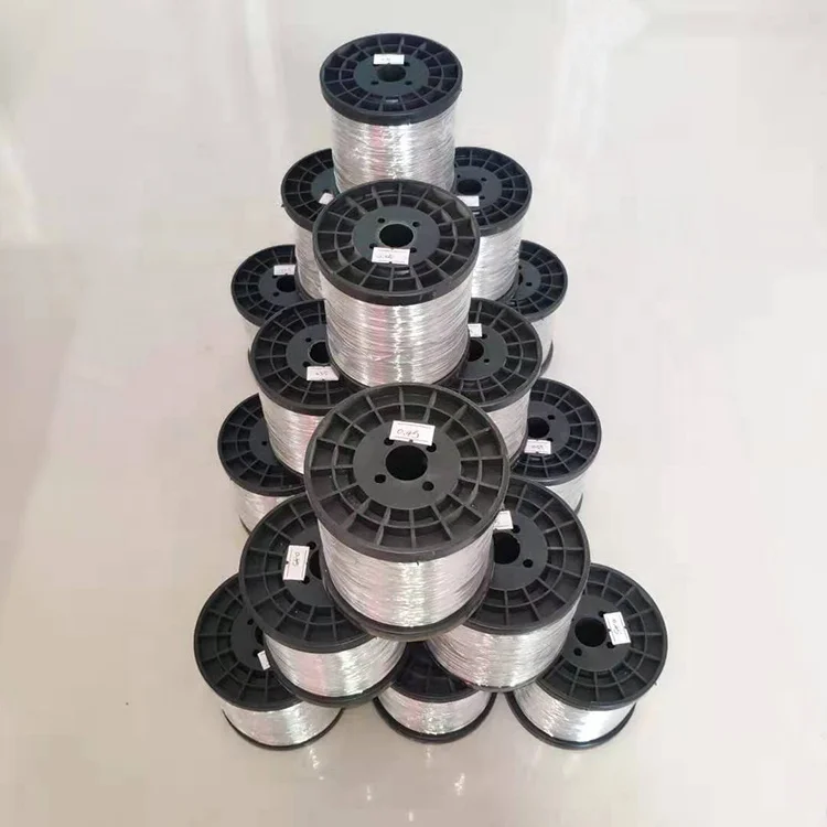 High strength process Bright Galvanized wire with plastic spool binding wire spool GI wire