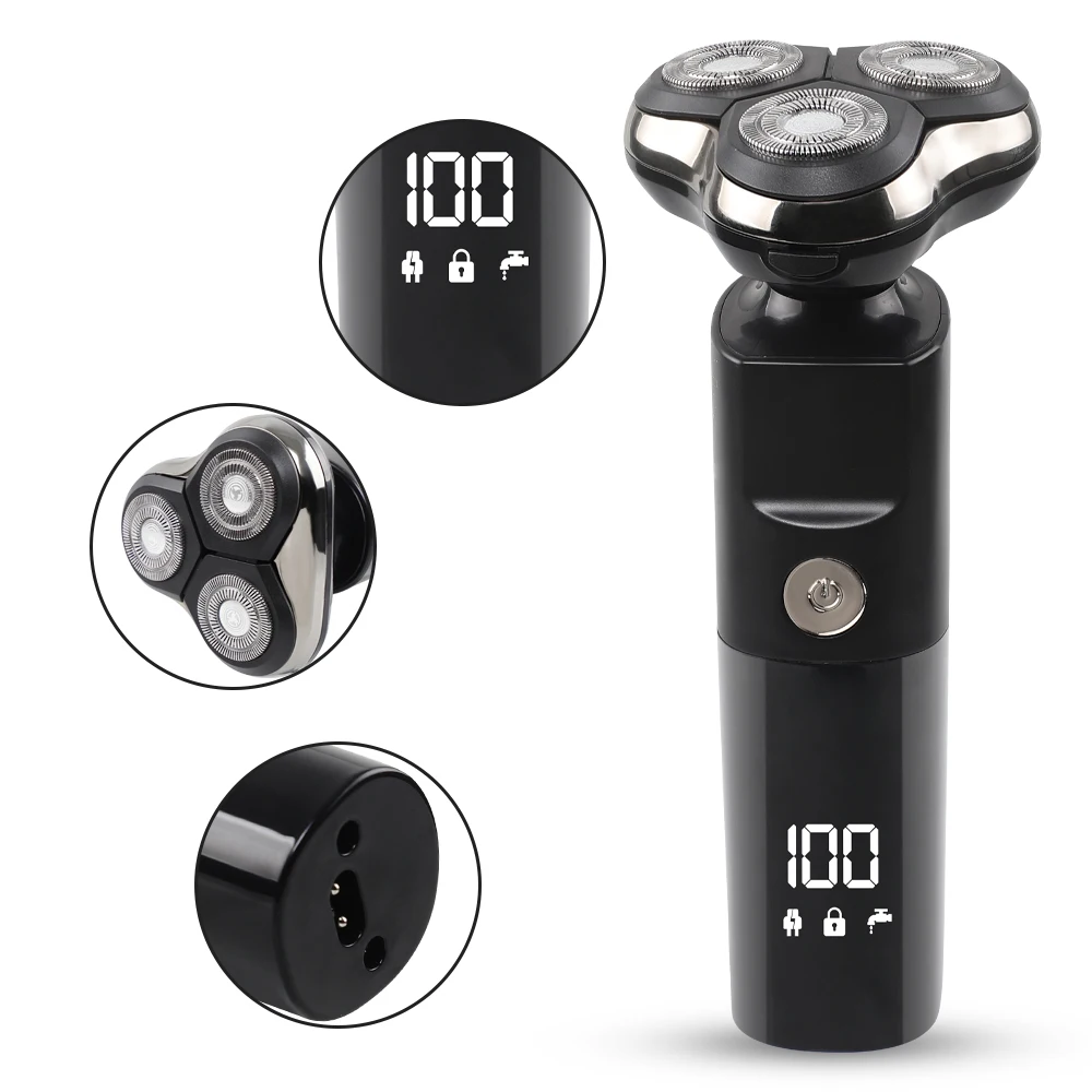 New Cordless Rechargeable Low Noise Professional Hair Clipper Afeitadora Electric  Razor Shavers Mens Hair Trimmers