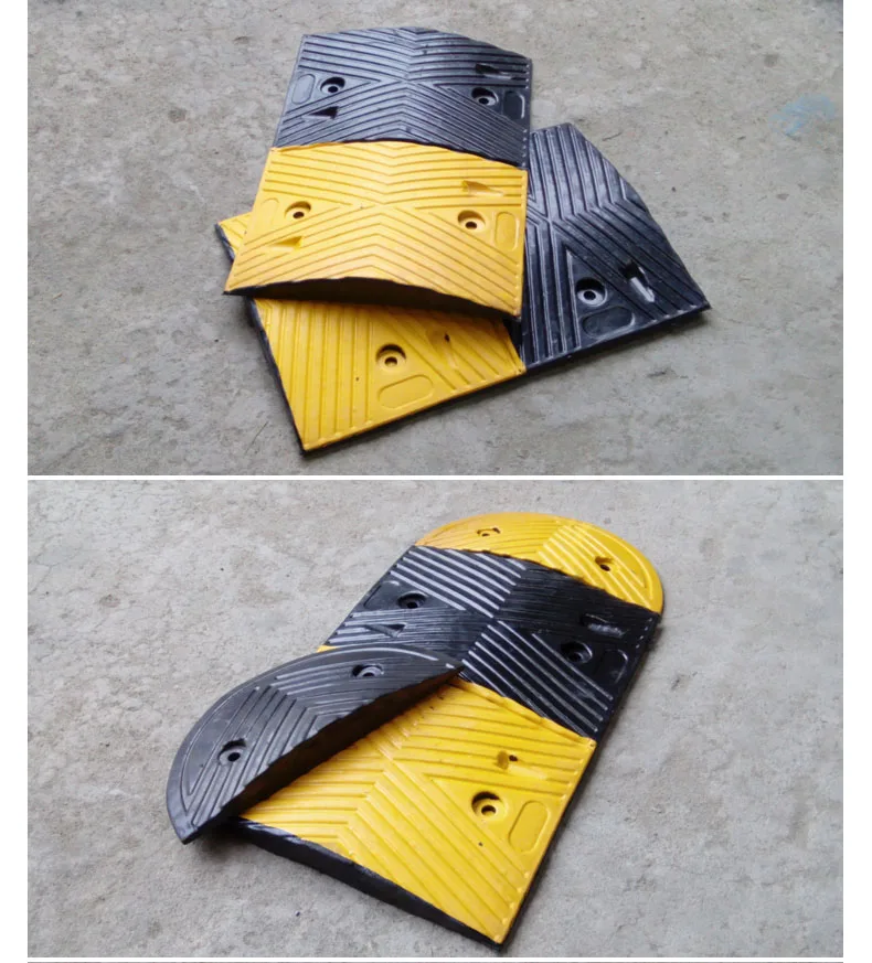 road bump high purity rubber speed bump car wheel speed bump