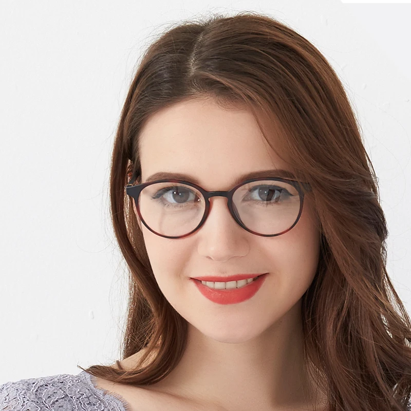 Super flexible round optical frame glasses eyeglasses with clip on magnetic unisex sunglasses