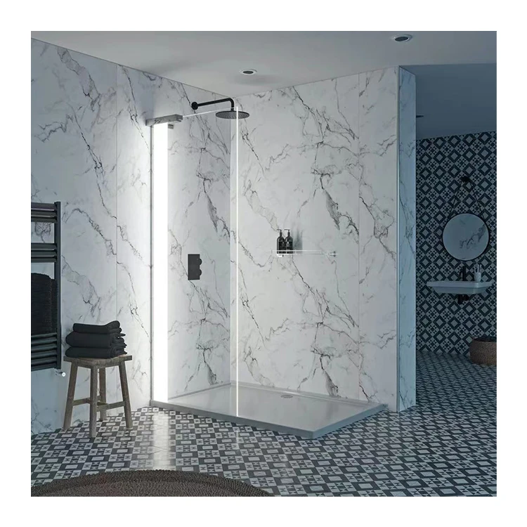 ORTONBATH Frameless Sliding Bathroom Glass Shower Doors Room Cubicle Cabin Shower Enclosure Door