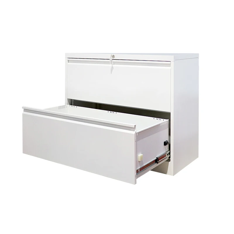 office used steel 2 3 4 wide drawer lateral hanging file cabinet