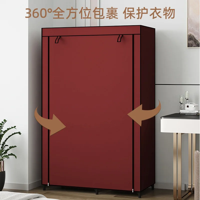 fabric wardrobe storage closet garment rack shoe rack shoe cabinet Storage cabinet